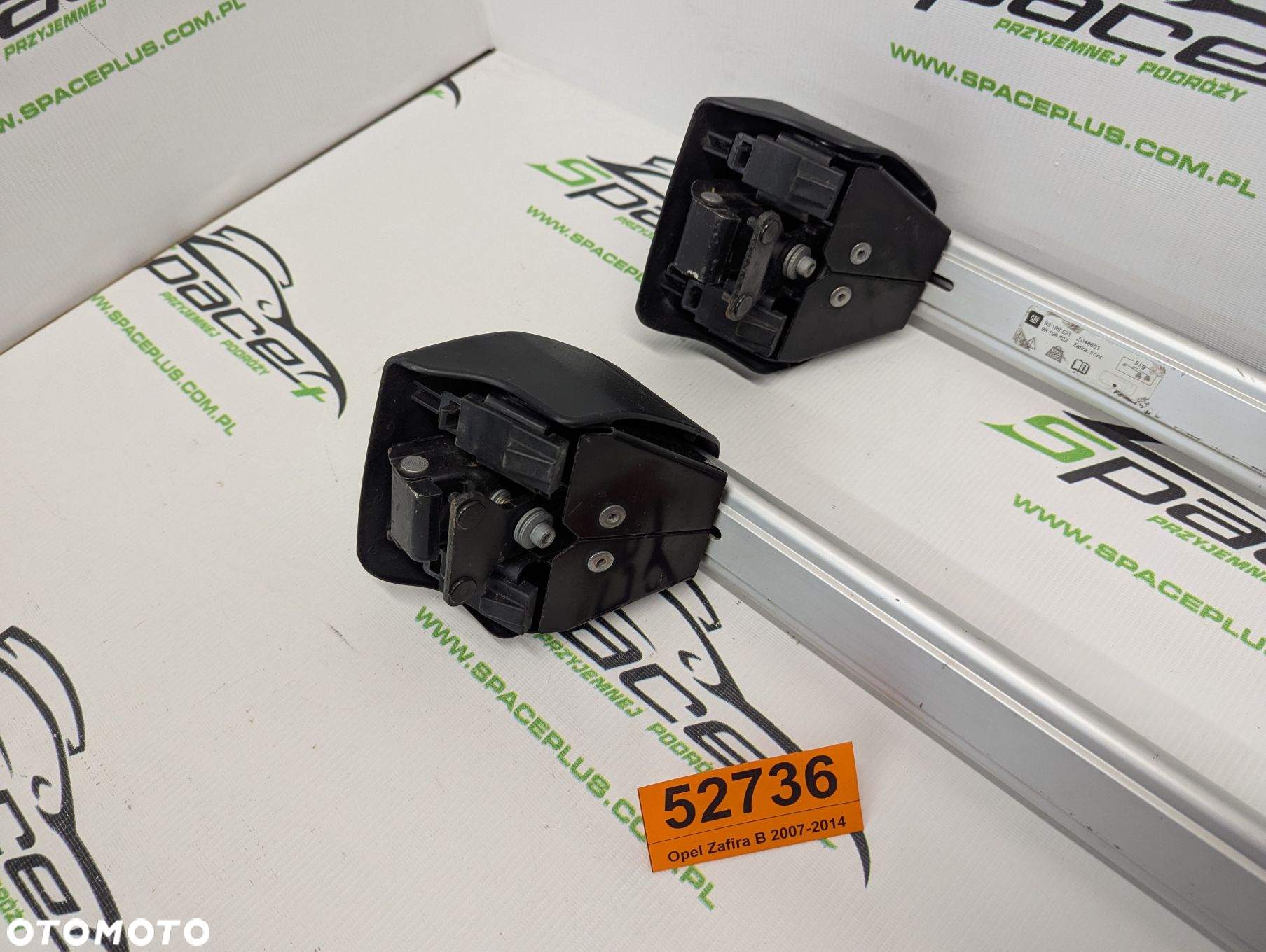 Bagażnik dachowy bazowy belki poprzeczki Opel Zafira B 2007-2014 - 5