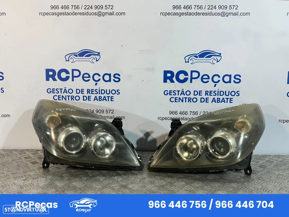 .Oticas Farol Frente Frontal Esquerda Direita Original GM Opel Vectra C Facelift Fase 2 13170922 13170921 - 1