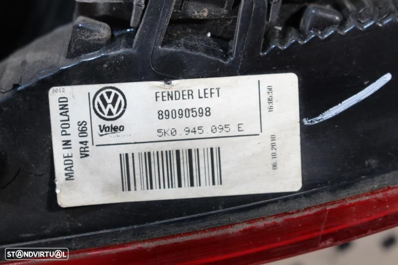 Farolim Esquerdo Volkswagen Golf Vi (5K1)  5K0945095e / 89090598 / 5K0 - 8