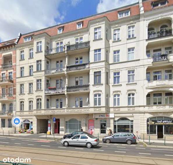 Duże mieszkanie w kamienicy 1 p. | BALKON | Łazarz | BEZ prowizji