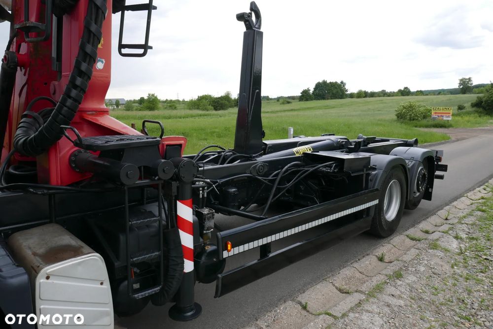 MAN MAN TGA 26.410 PALFINGER EPSILON MEILLER HAKOWIEC Z HDS Z DŹWIGIEM DO ZŁOMU KONTENERÓW ODPADÓW RECYKLINGU ODPADÓW - 21