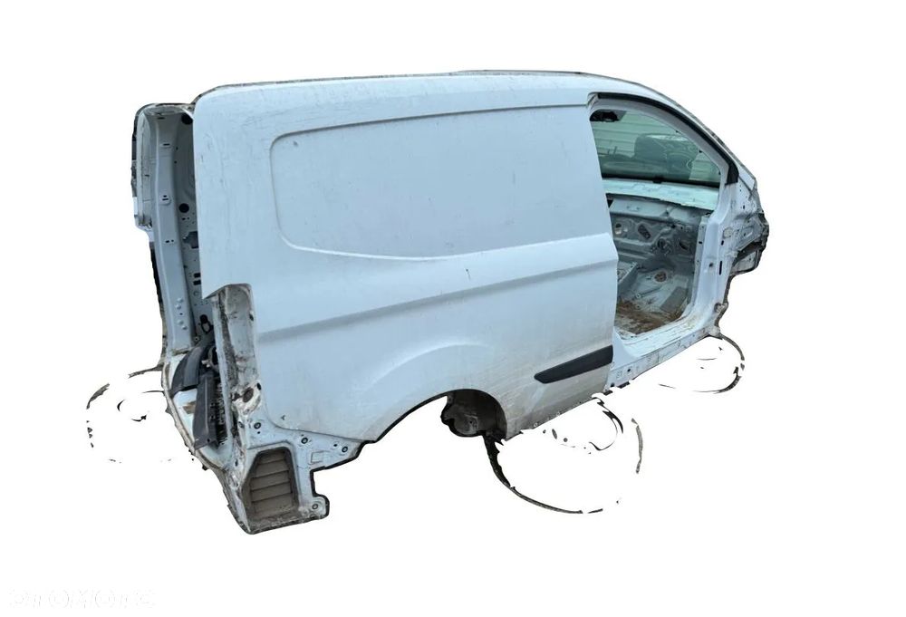 TRANSIT COURIER ćwiartka błotnik tył prawy bok WHITE podłużnica