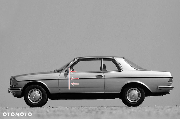 USZCZELKA PROWADZACA PROWADNICA MERCEDES W123 COUP