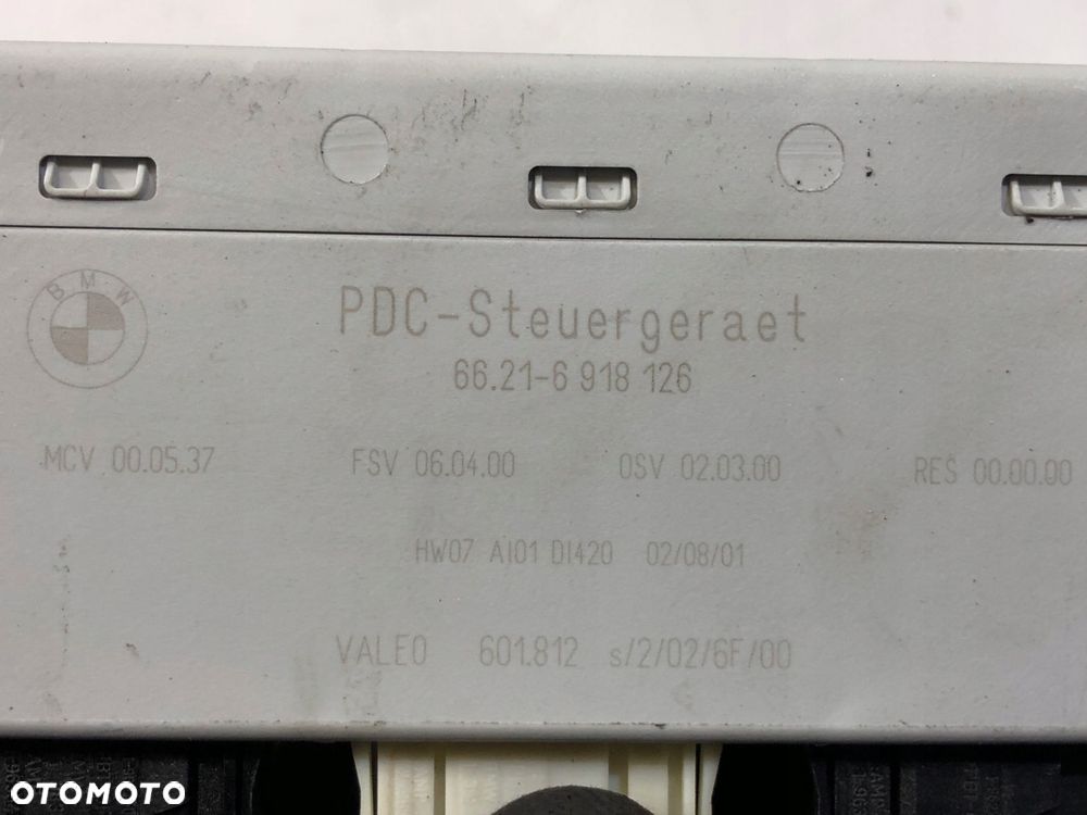 bmw e65 3.6 v8 moduł sterownik czujników pdc - 3
