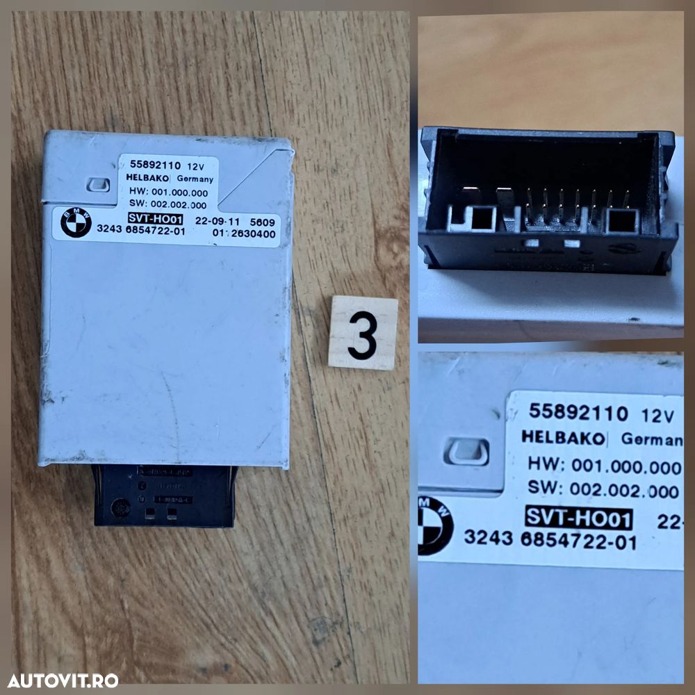 ECU calculator modul control servotronic bmw seria 5 6 7 X5 X6 F - 4