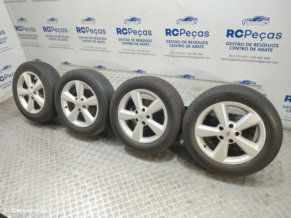 Conjunto de jantes 17 Nissan Qashqai J10 6,5J ET40 5x114,3 Original - 24