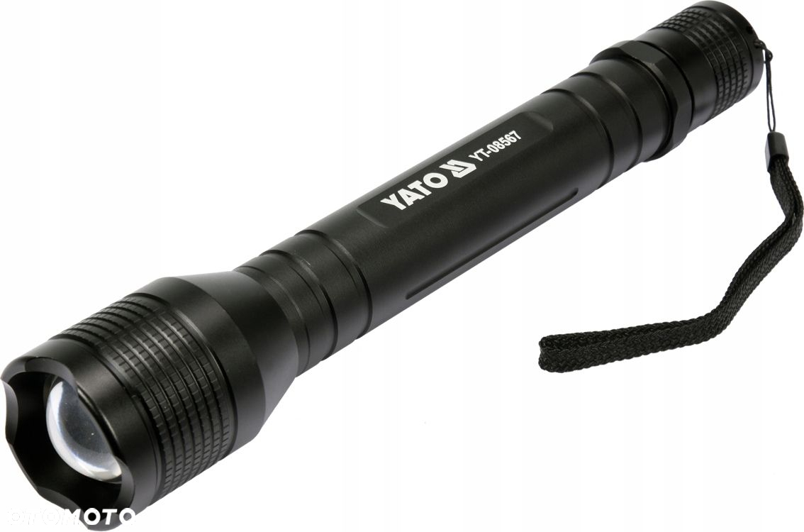 LATARKA LED CREE ZOOM ZASIĘG 350m ALUMINIOWA YATO - 2