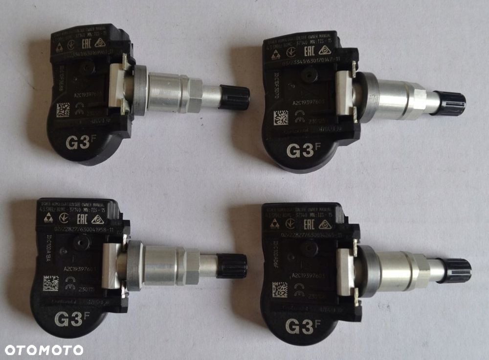 CZUJNIKI CIŚNIENIA TPMS MAZDA OEM x4szt DEMO C-314 - 1