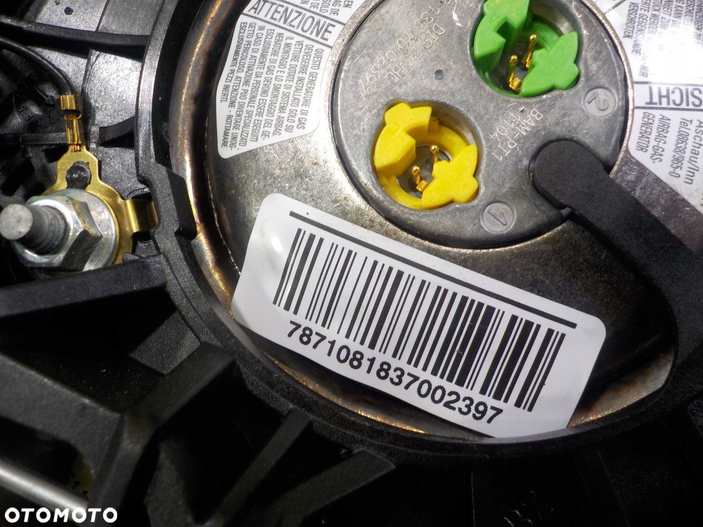 OPEL CORSA D 06-11 AIRBAG poduszka kierowcy 13235771 - 5