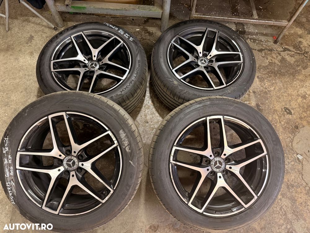 Set jante aliaj AMG pentru MERCEDES GLC , GLC Coupe X253, C253 an 2016-2022 cu cauciucuri vara DUNLOP - 1