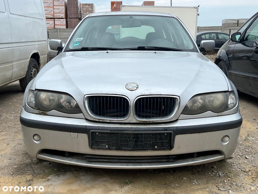 BMW E46 318i kombi (354/7 Titansilber metallic) części maska zderzak błotnik lampa klapa drzwi fotele silnik M52B20 - 2