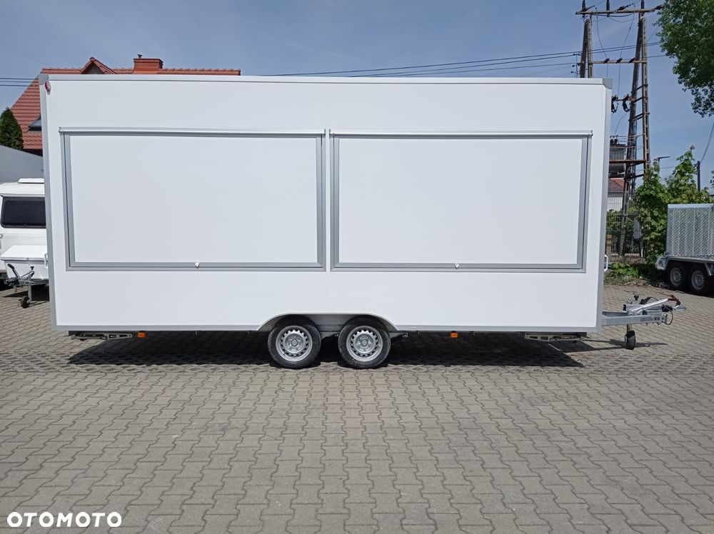 Niewiadów DOSTAWA! H20521HT Przyczepa HANDLOWA gastronomiczna 520x203x230! 2 klapy sprzedażowe, ściany z LAMINATU! DMC 2000kg - 18