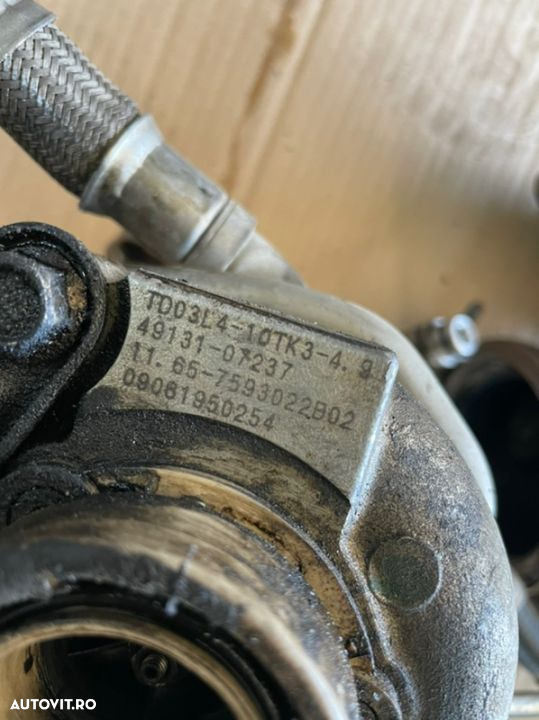 Anexe motor n54 bmw x6 e71  740i F01 335i N54B30A biturbo benzină 326cp 306cp turbine injectoare injector ecu Etc pompa de apa electrică - 7