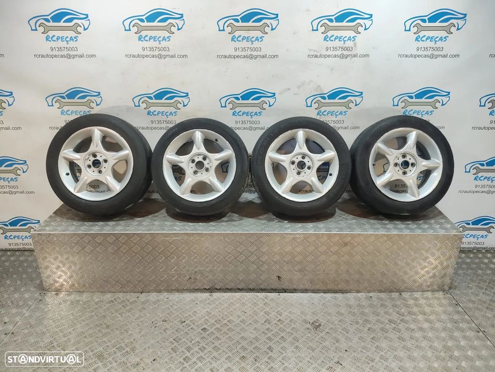 Conjunto de Jantes 16 Originais Mini 6.5J ET48 4x100 1512348 1512349 - 1