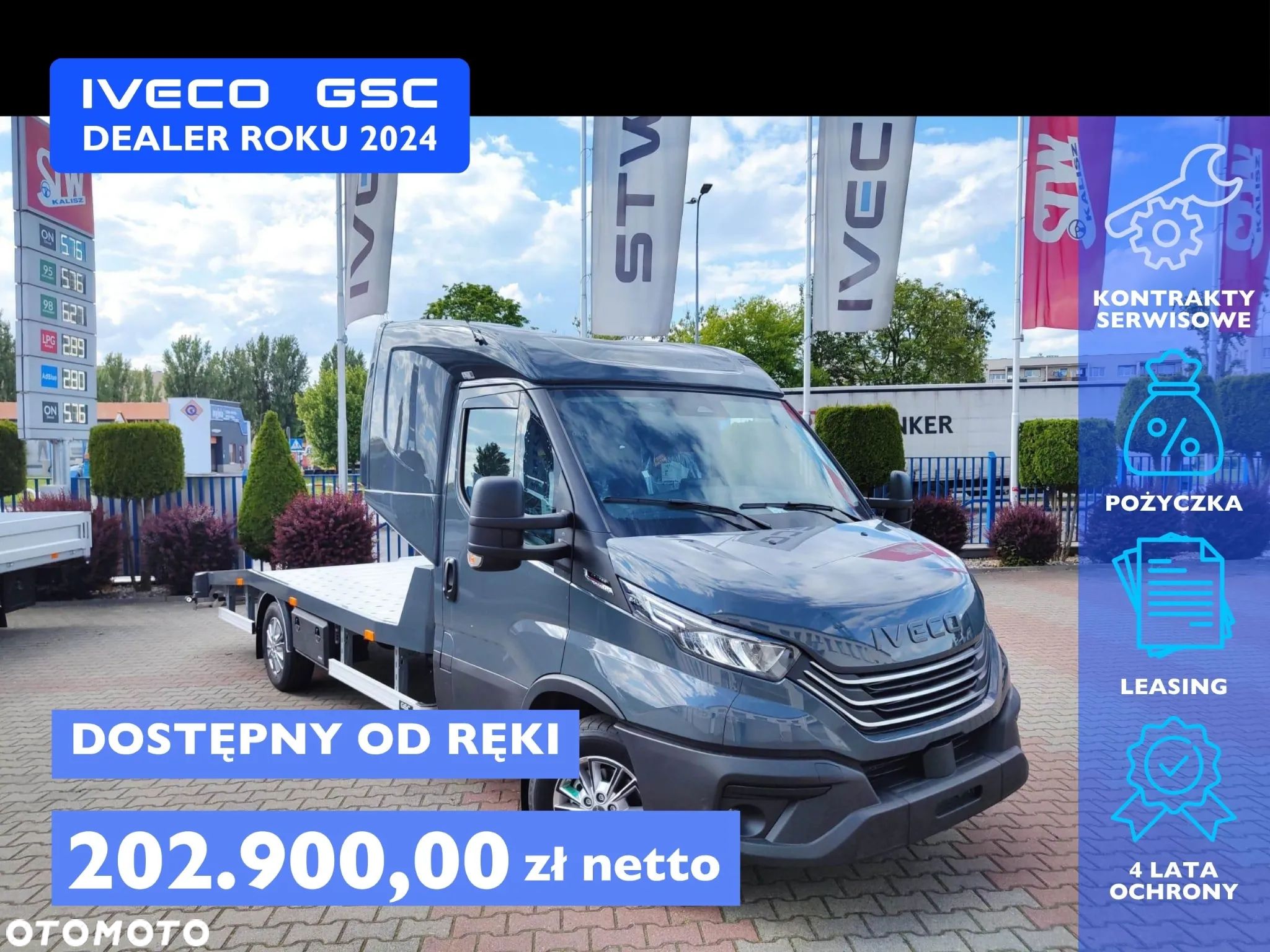 Iveco DAILY35SHA8 LAWETA VDI SYPIALNIA HAK 3.5 T FULL LED - 1