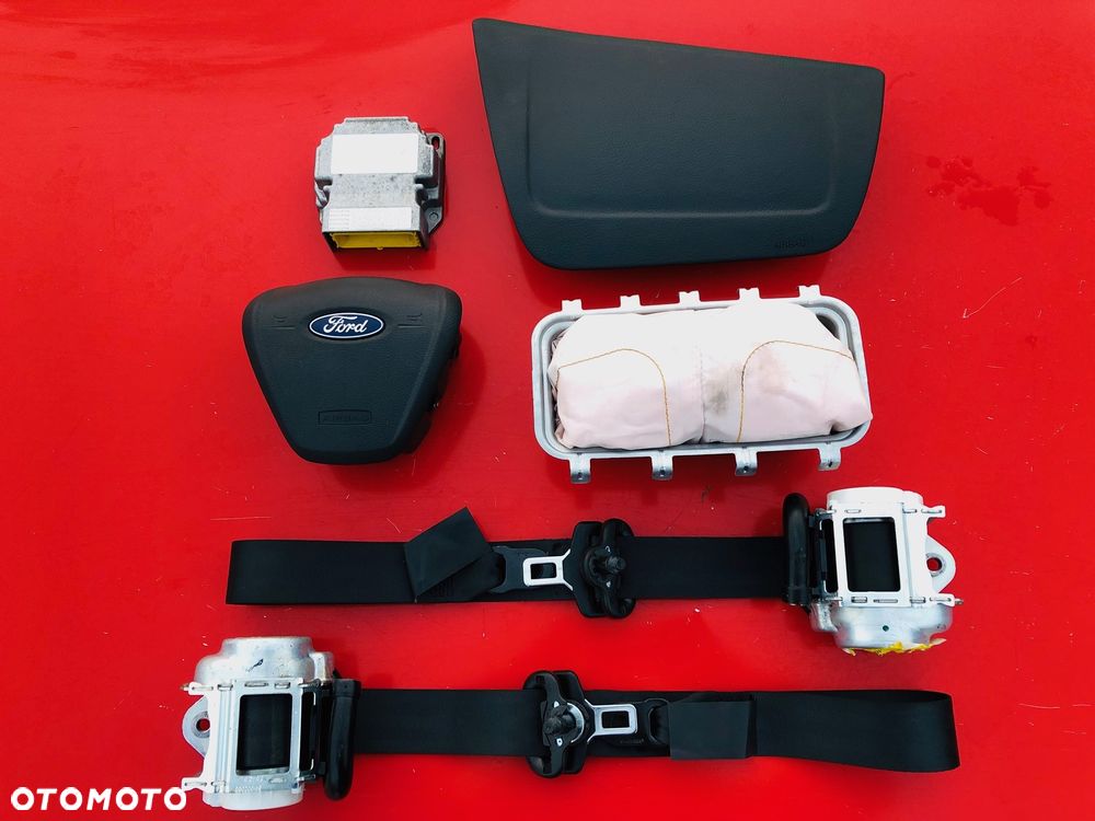 FORD MUSTANG B-MAX C-MAX S-MAX KUGA GALAXY TRANSIT TOURNEO COURIER CUSTOM CONNECT FLEX RANGER EXPLORER EXPEDITION ESCAPE PUMA MONDEO FUSION FOCUS FIESTA KA PLUS + EDGE ECOSPORT PODUSZKA POWIETRZNA KURTYNA FOTELA W FOTEL AIRBAG PASY PAS NAPINACZ DOPINACZ DESKA KONSOLA - 19