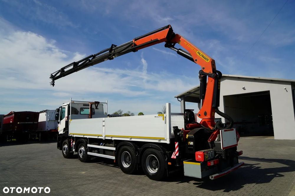 Renault C 430 / 8x4 / SKRZYNIOWY 7 M + HDS PALFINGER 33002 -wysów: 14,5 M / UDŹWIG 9800 KG / STEROWANIE RADIOWE / ROTATOR / EURO 6 - 5