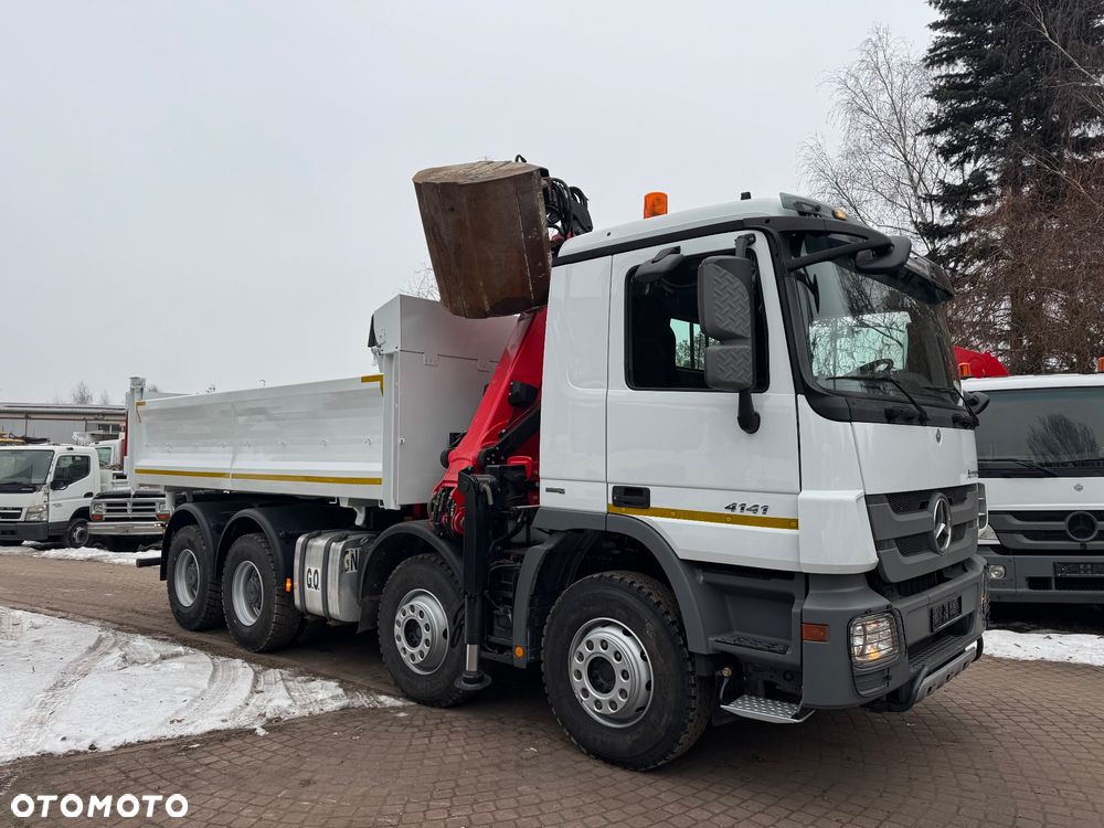 Mercedes-Benz ACTROS 4141 / 8X4 / Wywrotka/ HDS - 3