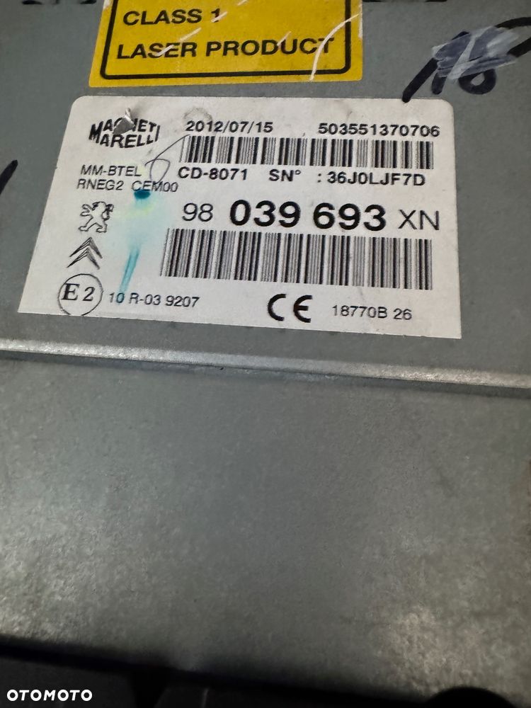 NAWIGACJA CITROEN PEUGEOT FIAT RT6 KAMERA 98039693xn 98034632xt 96785064ZD 98067080XT 98083777XT - 5