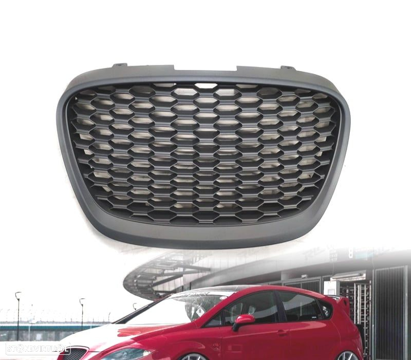 GRELHA FAVO DE MEL SEAT LEON II 2 1P 09-12 TOLEDO III 3 5P 09- ALTEA 5P 09- PRETO - 2