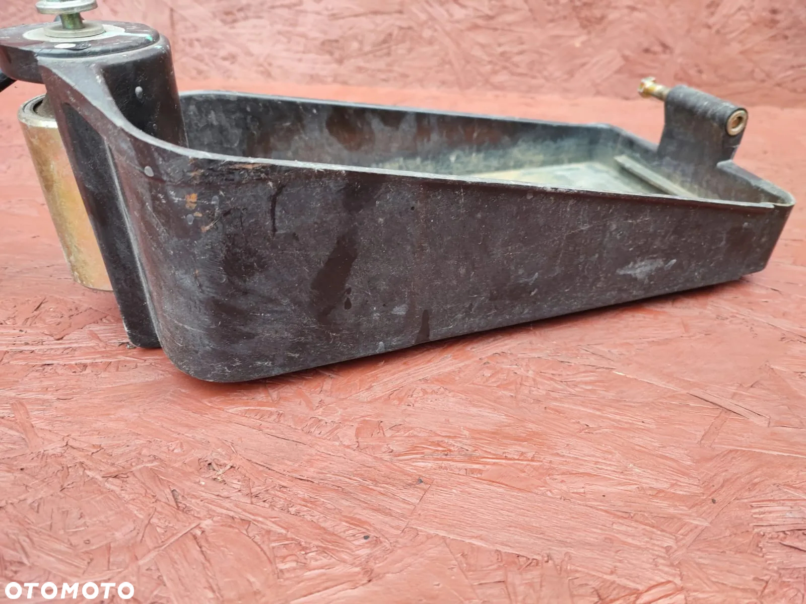 BMW E36 CABRIO ORYGINALNA PODSTAWA AKUMULATORA + TŁUMIK DRGAŃ. O NR: 8 169 054 OEM. BARDZO DOBRY STAN. - 9
