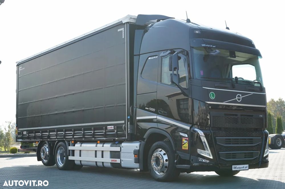 Volvo FH 500 / MEGA / COMBINAT TANDEM TRAVEL 120 M3 / 2024 / I-PARK COOL / DOCURI DE ACOPERIRE PENTRU CĂRUCIOR / PUNTE RIDICATĂ / JANTE DIN ALIAJ / REMORCĂ WECON - 6