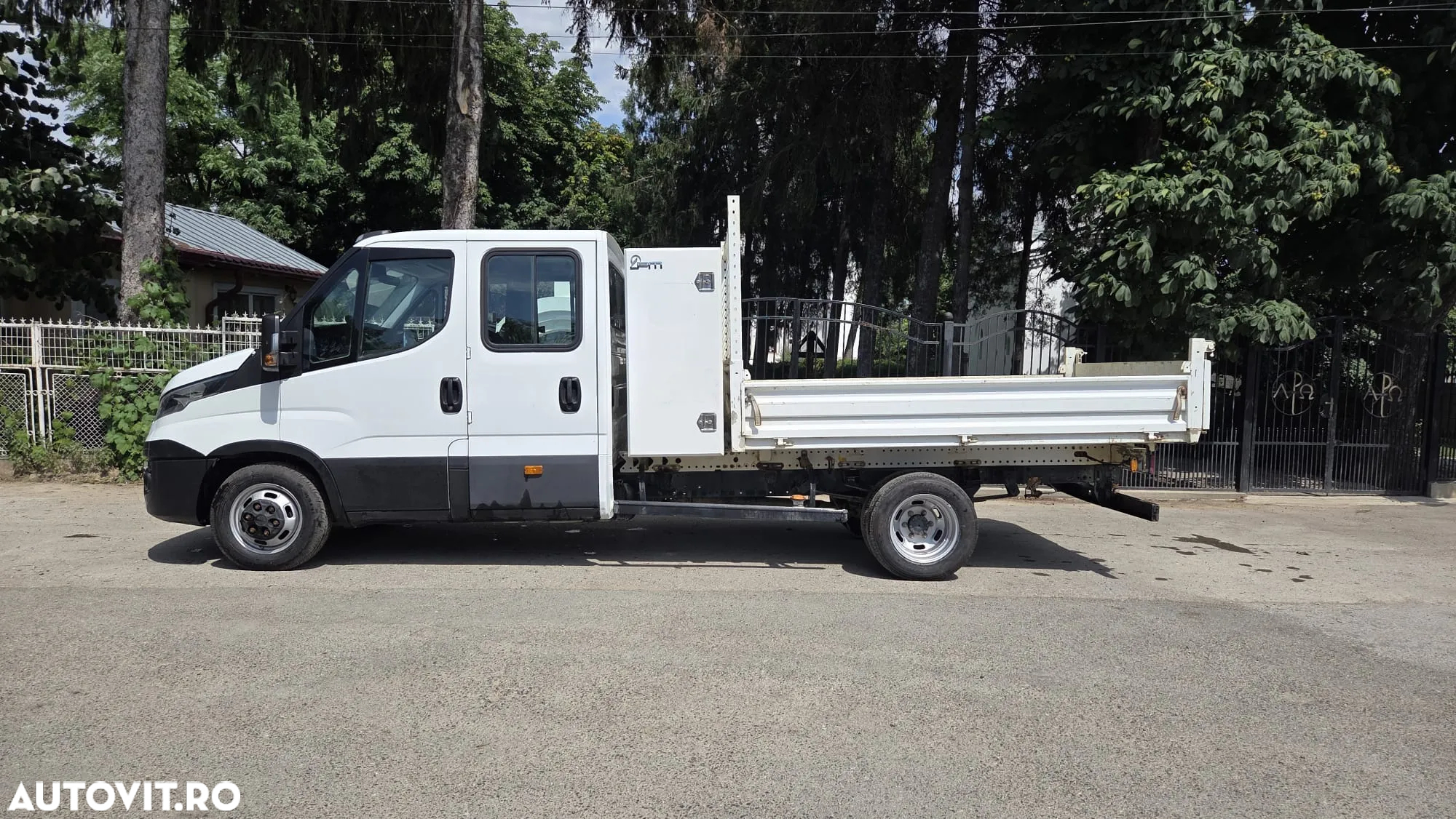 Iveco Daily 35-140 cabina 6 locuri, bena basculabila, import, posibilitate leasing - 12