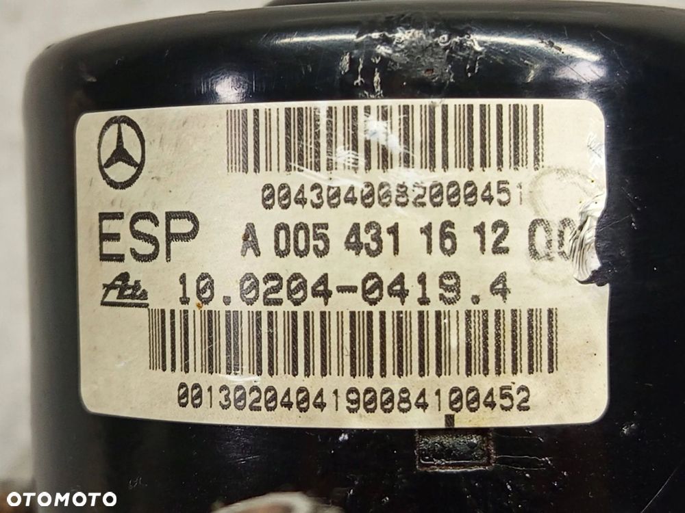 POMPA ABS STEROWNIK MERCEDES C W203 CLK W209 A0054311612 A0345457132 - 3