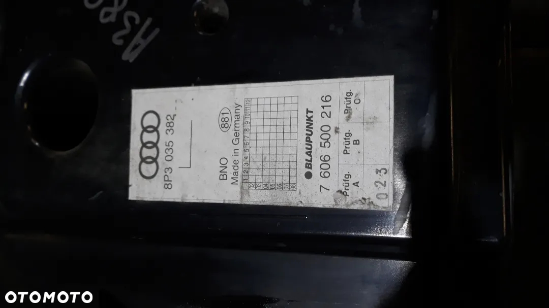 Głośnik subwoofer audi A3 A4 8P3035382 7606500216 8P4035382 7606500230 8E9035223 8E03538203S - 2