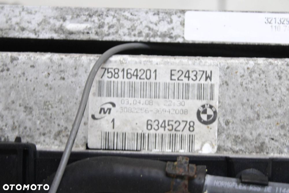 CHŁODNICE KOMPLET WENTYLATOR BMW 1 E88 E87 E81 2.0 B 7581642 7563259 - 3