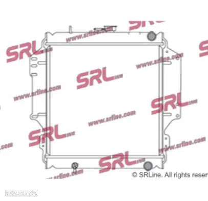 Radiador da água Suzuki Samurai 1300 SJ413 - 1