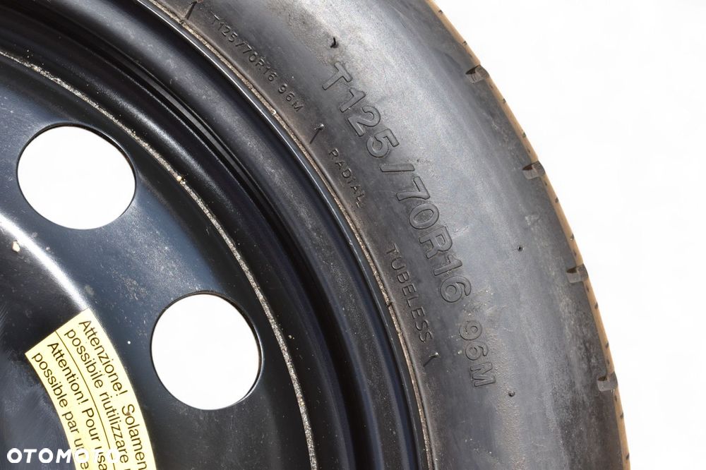 Koło Dojazdowe VW SEAT SKODA AUDI R16 3.5" x 16" 5x112 ET25,5 1K0601027F - 4