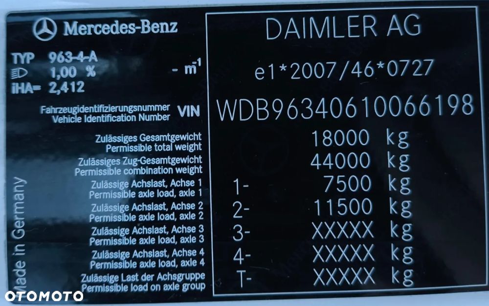 Mercedes-Benz Actros 1845 LSnRL4x2 FV13 - 7