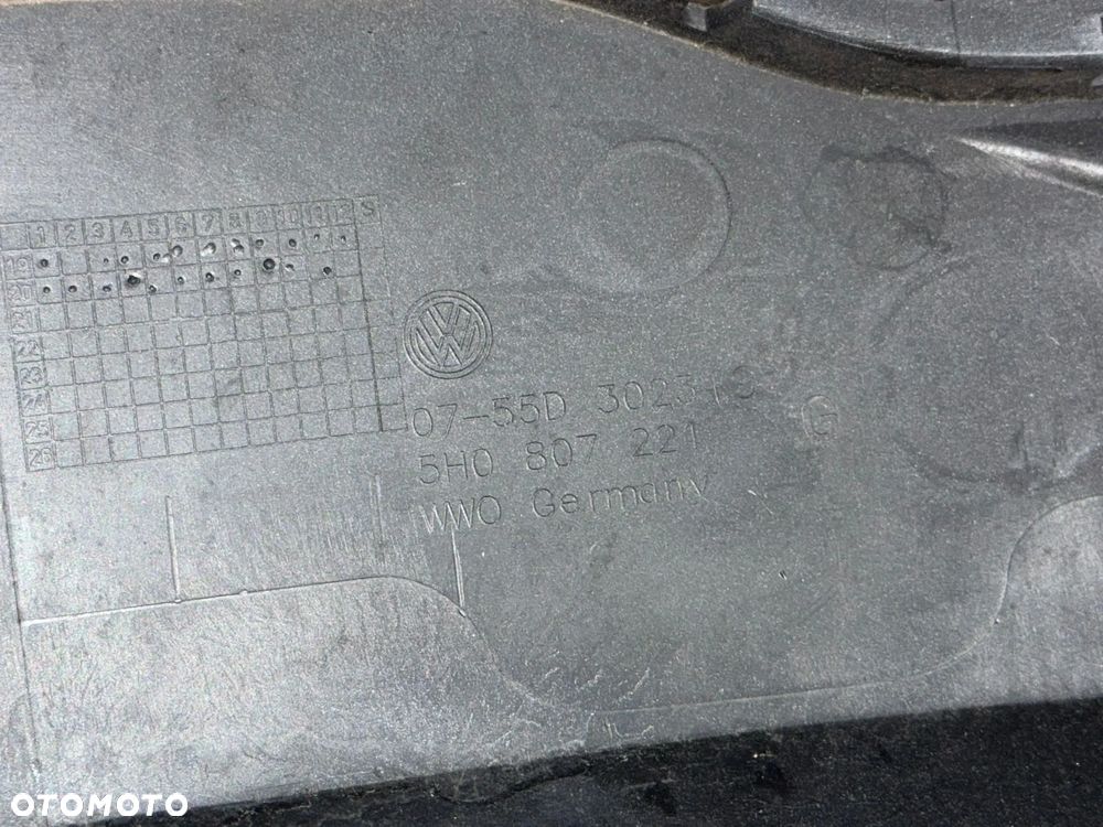 Zderzak przedni kompletny Volkswagen Golf 8 20< GTI 5H0 4XPDC GRIL KRATKI OE NARDO - 12