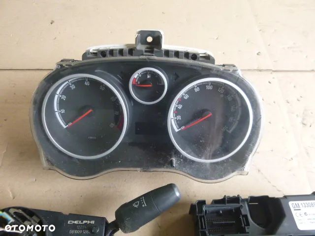 ZESTAW STARTOWY STACYJKA KOMPUTER IMMOBILIZER LICZNIK OPEL CORSA D 1.2 16V - 18