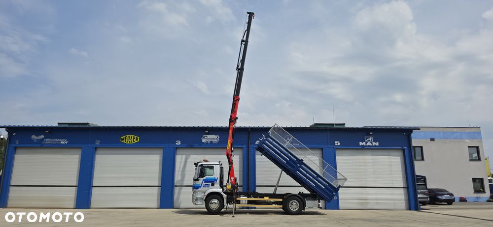 MAN TGM 18.320 WYWROTKA+HDS PALFINGER PK 12.501 SLD sterowanie radiowe 1t/10m - 9