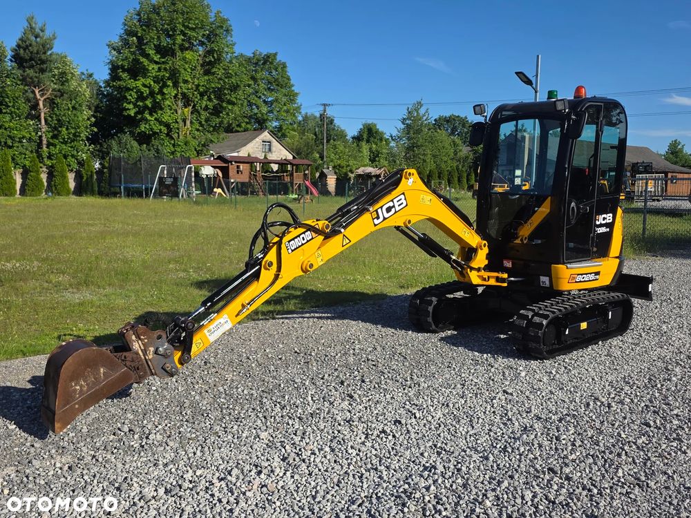 JCB JCB 8026 CTS mini Koparka 1901 MTG sprowadzona 3 łyżki szybkozłącze hydrauliczne piękny stan GOODBER 8025 30 - 16