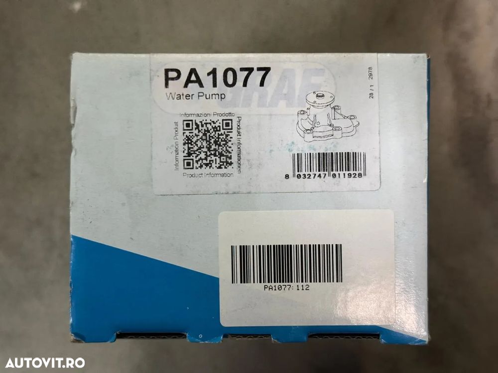 PA1077 | Pompa Apa GRAF | Opel Astra H, Zafira B, Corsa D - 2