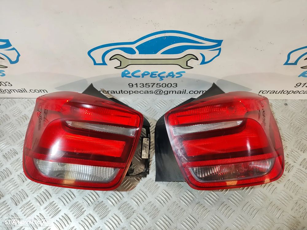 FAROLIM FAROLINS TRASEIRO TRÁS ESQUERDO DIREITO ORIGINAL BMW SERIE 1 F21 F20 63217270097 7270097 63217270098 7270098 - 1