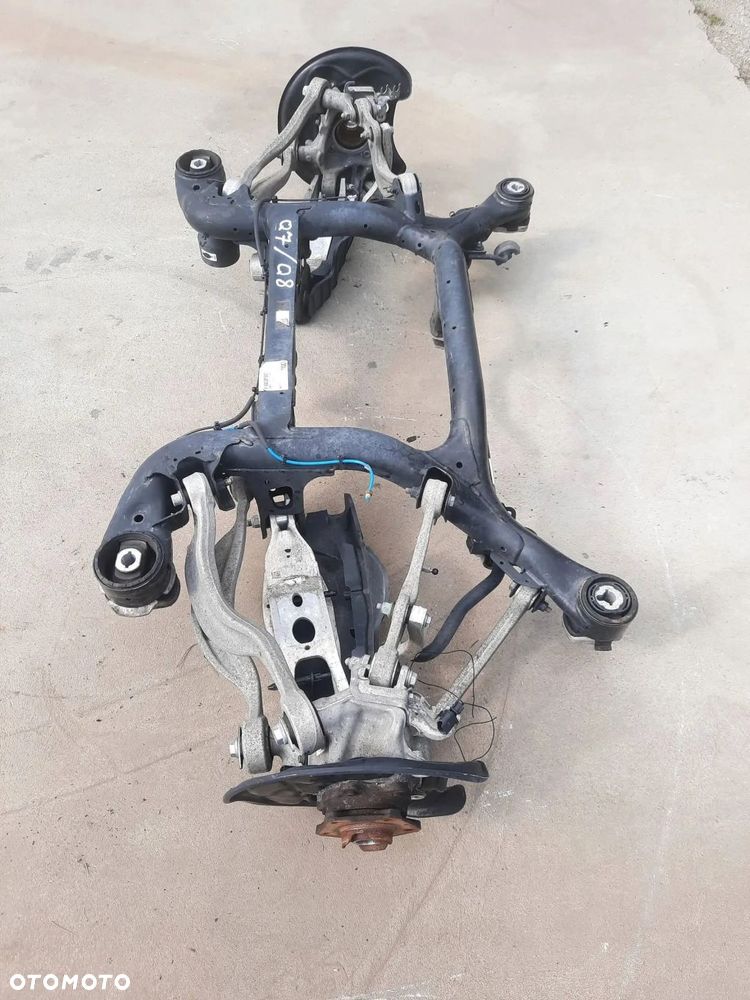 ZAWIESZENIE TYŁ TYLNE WÓZEK BELKA AUDI Q8 SQ8 Q7 OŚ SKRĘTNA 4M0500025 - 3