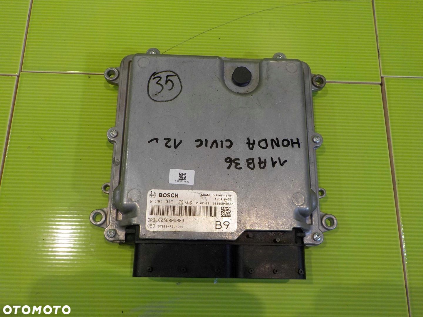 HONDA CIVIC IX 2.2 I-DTEC 12r sterownik komputer silnika 37820-R3L-G05 - 1