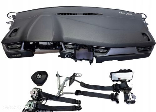 komplet poduszki deska pas pasy renault captur ii 2 lift - 1