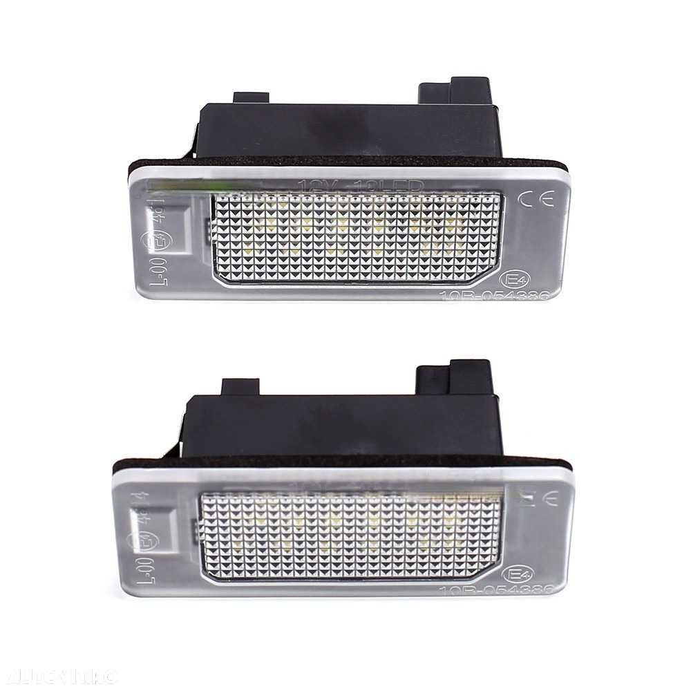 Set 2 Lampi Numar LED Canbus compatibile cu VW, AUDI, SKODA, Seat - 5
