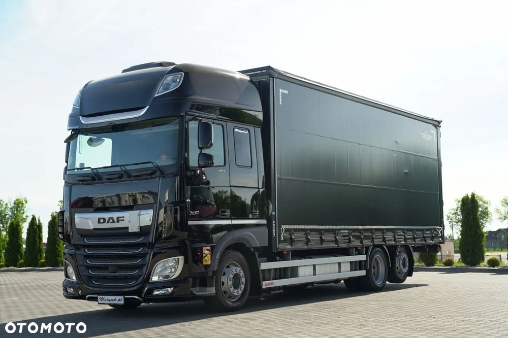 DAF XF 480 / FIRANKA 7,7 M  / SSC / 6X2 / KLIMA POSTOJOWA / OŚ PODNOSZONA / - 1