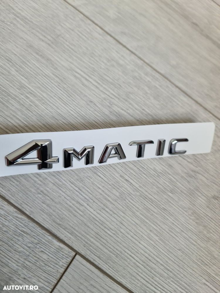 Emblema-Sigla-Logo-4-Matic-Mercedes-B-C-E-S-CLA-CLS-GLA-GLB-GLE-AMG - 3