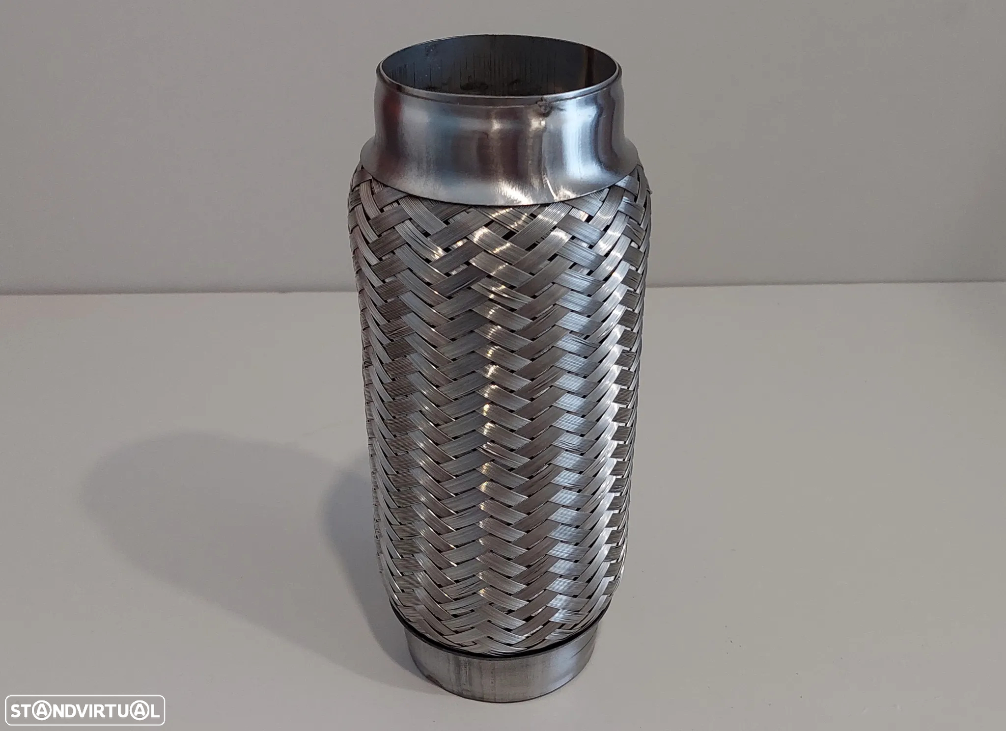 60mm - Flexível Inox Reforçado Escapes Universal (203mm comprimento) - 2