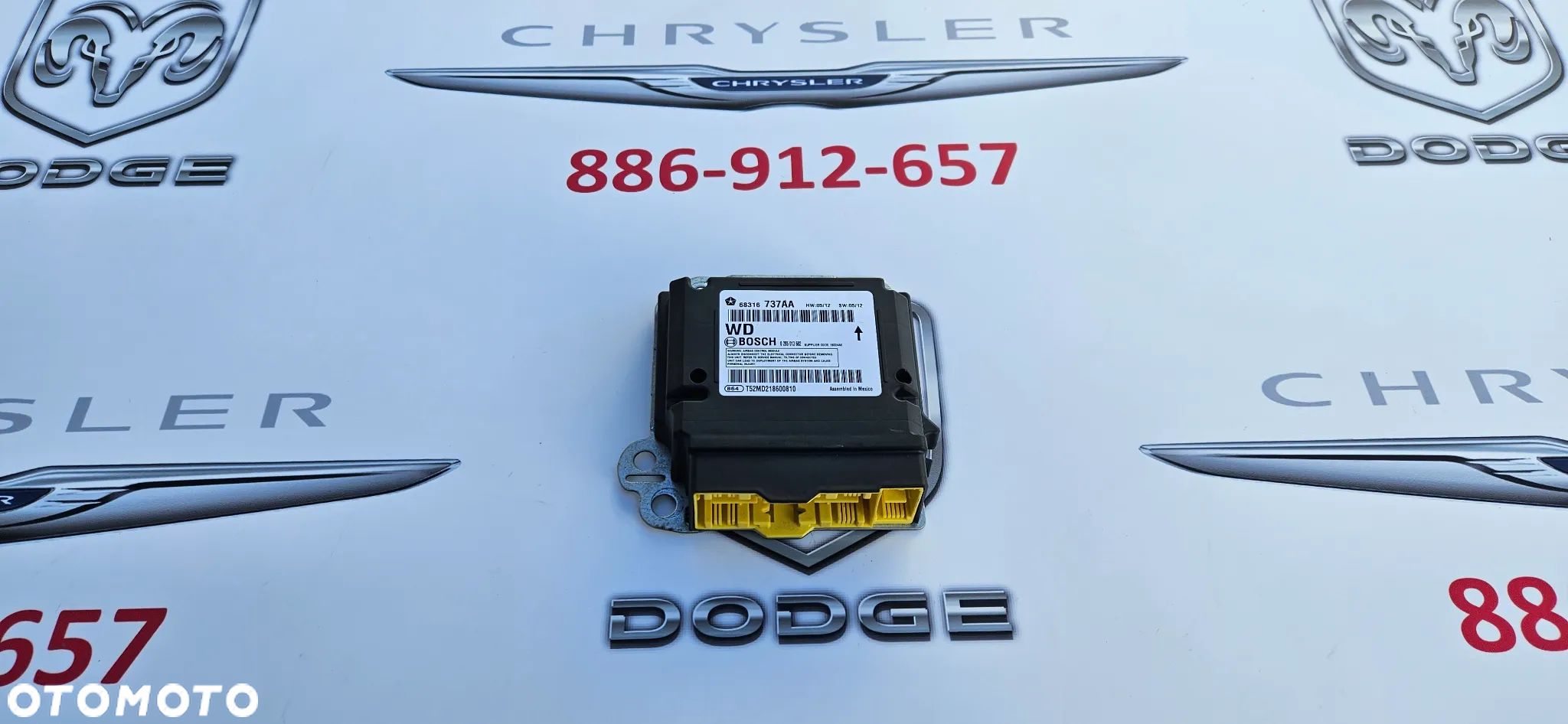 Dodge Durango III LIFT 2017- Moduł poduszek powietrznych Sterownik airbag 68316737AA - 1