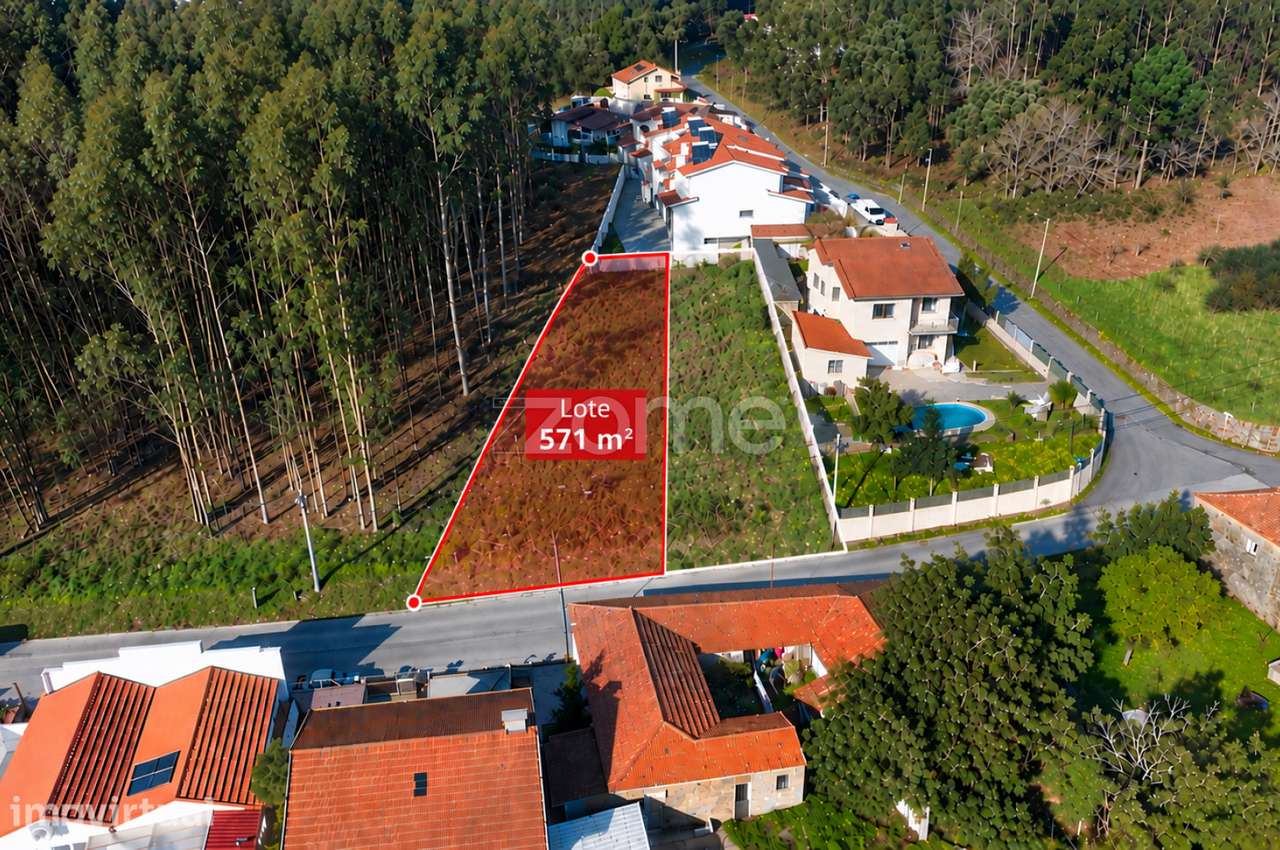 Terreno Urbano com 571 m2, Nogueira da Regedoura, Santa Maria da Feira - Grande imagem: 2/23