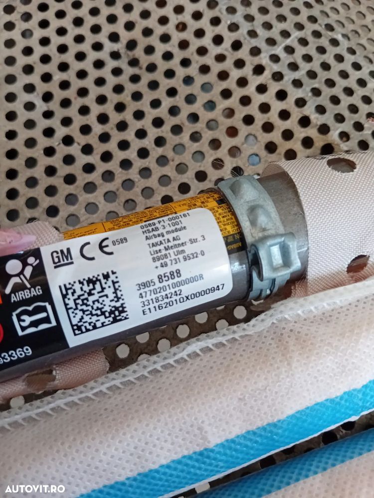 Airbag Lateral Cortina Cortine Opel Astra K Tourer 2015-2019 Motor B16DTH LVL - 5