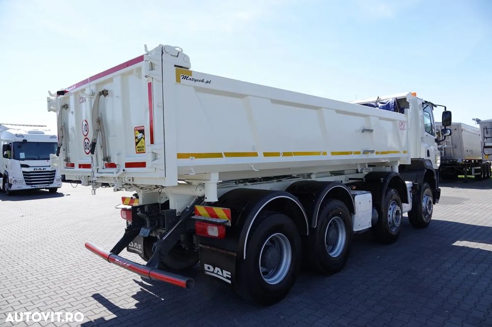 DAF CF 460 / 8x4 / BASCULATOR / HYDROBRADNA / BORDMATIC / IMPORTAT - 10